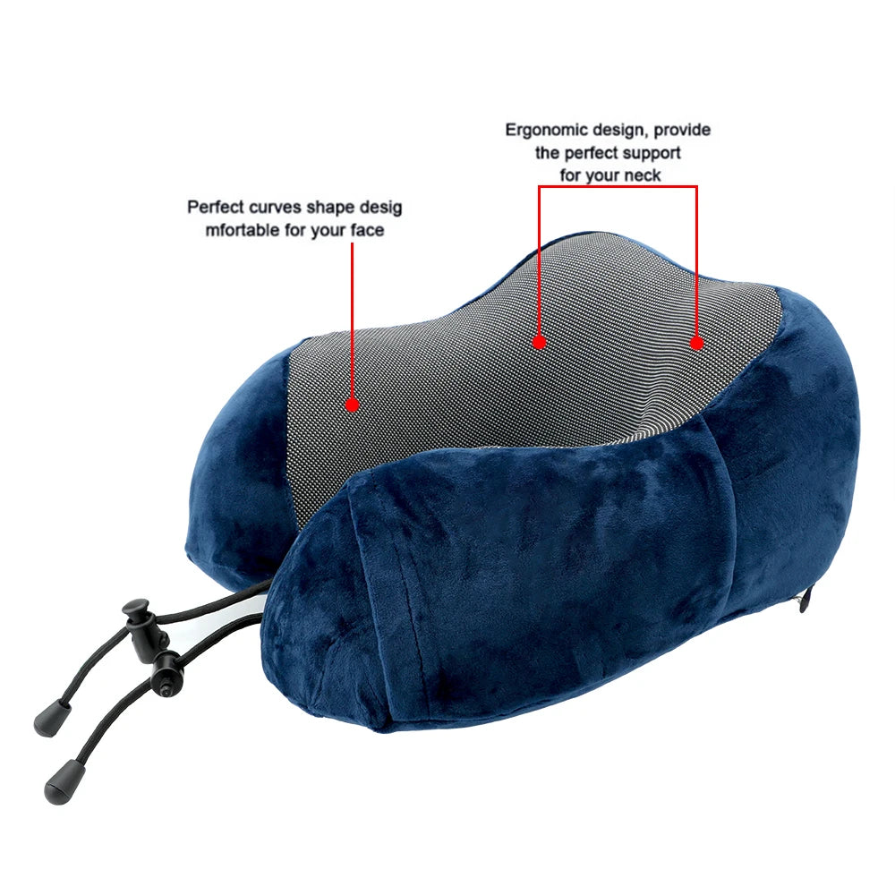 CloudRest™ Memory Foam Travel Pillow