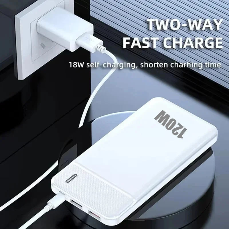 50000mAh Power Bank – 120W Super Fast Charging Portable Battery