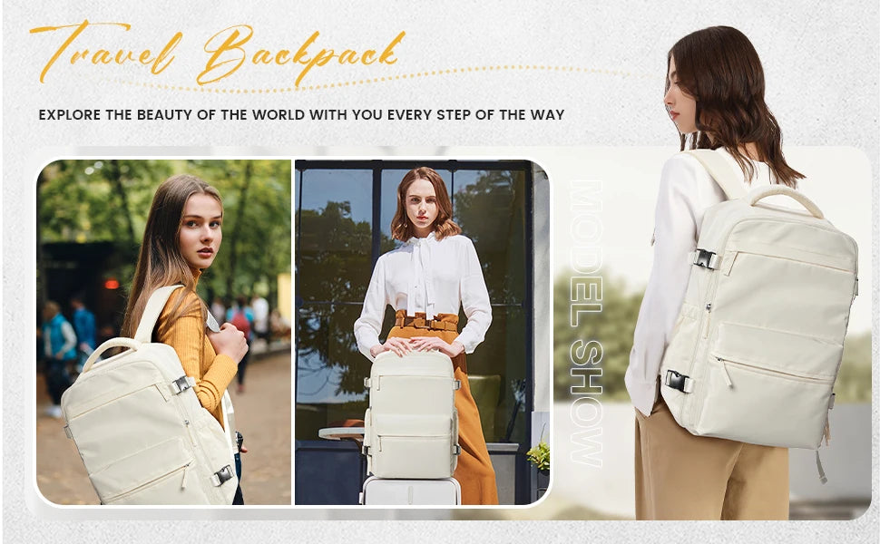 Vacuum Compression Travel Backpack – Pack More, Travel Smarter!