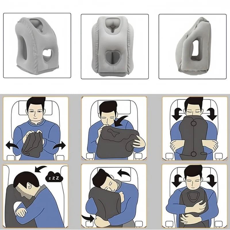 AirNest™ Inflatable Travel Pillow