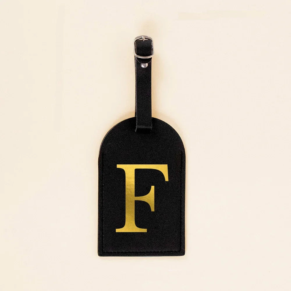 Personalized Initial Luggage Tag – Stylish Travel Accessory