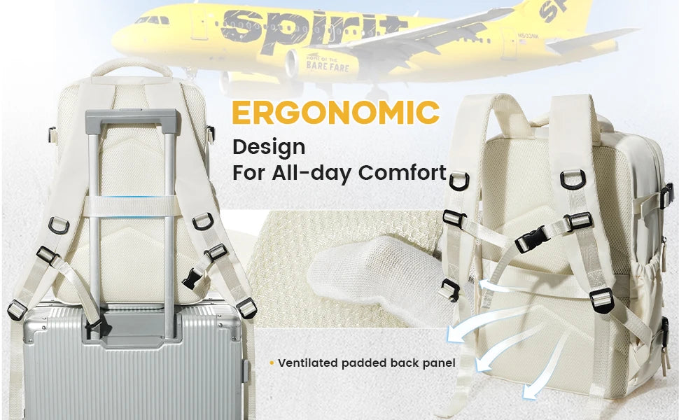 Vacuum Compression Travel Backpack – Pack More, Travel Smarter!