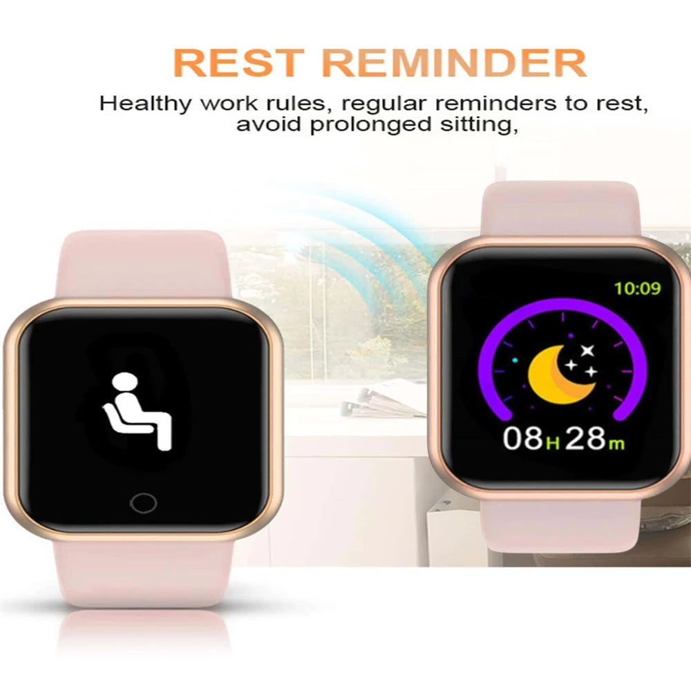 SmartFit™ Bluetooth Fitness Watch – Heart Rate, Sleep & Activity Tracker