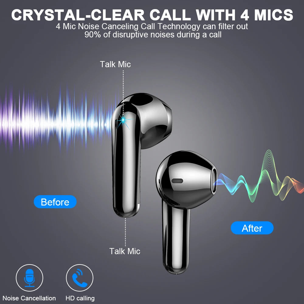 PulsePods™ Wireless Earbuds with LED Display