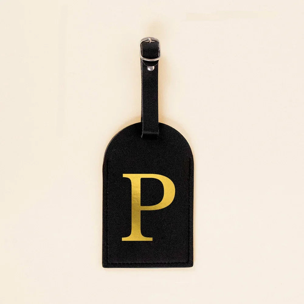 Personalized Initial Luggage Tag – Stylish Travel Accessory